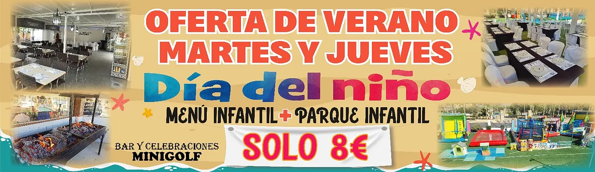 Oferta celebración en minigolf